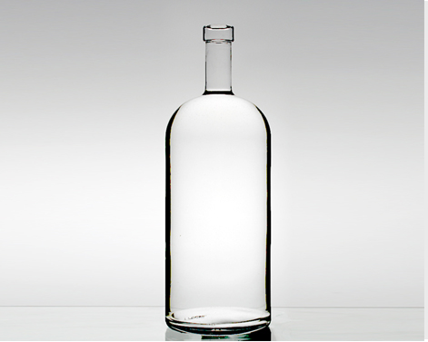 1.75l boş ekstra beyaz çakmaktaşı moda tasarımı benzersiz şekli votka şişesi