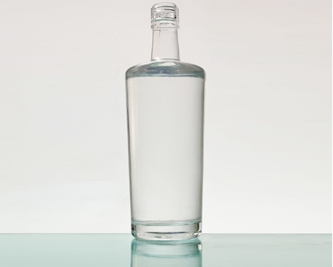 700ml yuvarlak ekstra beyaz çakmaktaşı Ropp üst votka şişesi