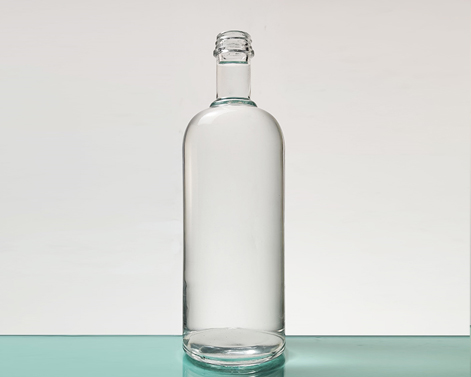 500ml votka şişesi Oval şekil yüksek çakmaktaşı cam