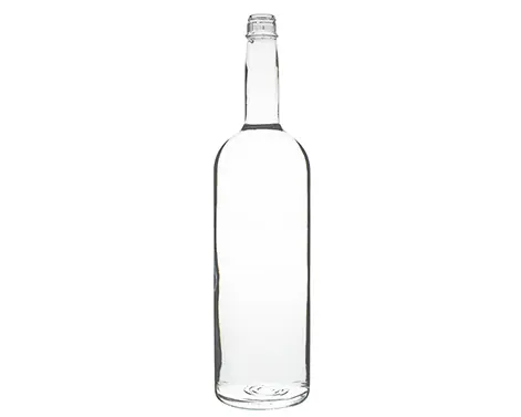 1L özel şekil büyük boy temizle yüksek çakmaktaşı Tequila cam şişe