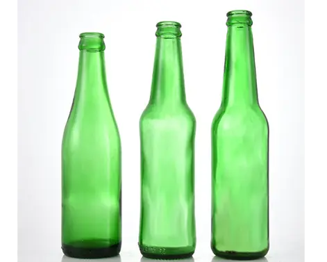 0.33l yeşil cam bira şişesi