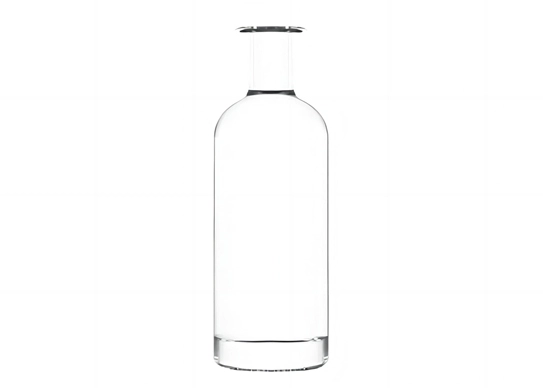 Yuvarlak şekil 750ml cin şişeleri 75cl ekstra çakmaktaşı boş likör şişeleri