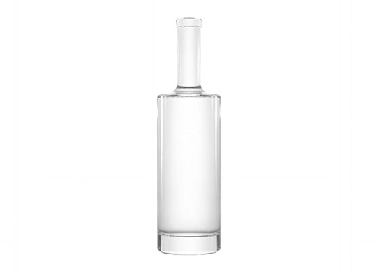Ayırt edici alkollü şişeler 750ml yuvarlak şekil votka ambalaj cam şişeler