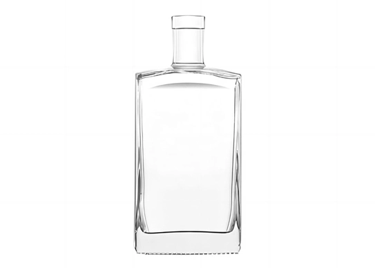 Liqueur şişeleri 750ml dikdörtgen şekli süper çakmaktaşı markalı viski şişeleri