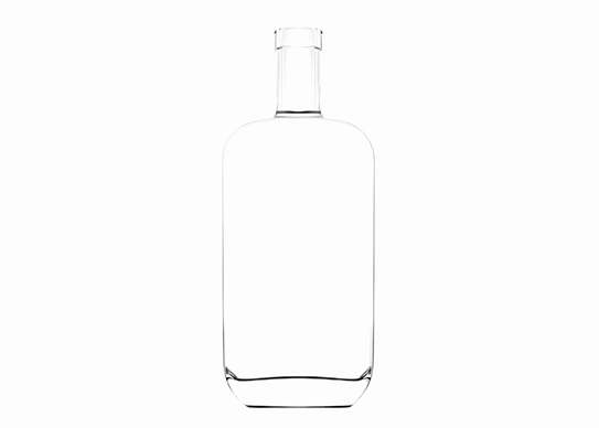 Bourbon şişeleri dikdörtgen 750ml çin fabrika toptan likör şişeleri