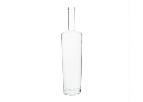 Premium cam şişeler t-mantar bitirmek yuvarlak kalın taban 750ml likör şişeleri