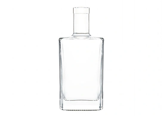 700ml kare cam şişe t-mantar üst alkol ambalaj