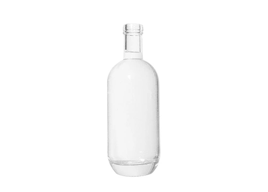 Ruh şişe üreticileri 700ml 500ml yuvarlak cam şişeler