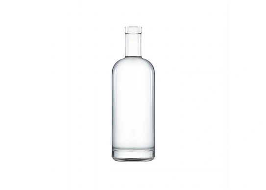 Cam ambalaj votka Bourbon 750ml boş süper çakmaktaşı şişeleri