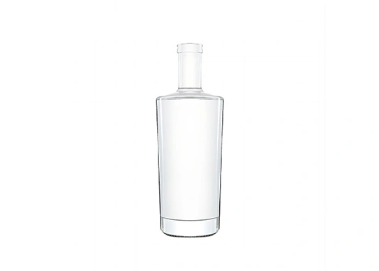 Likör cam şişe 700ml yuvarlak şekil mantar üst