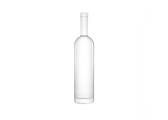 Silindir buz şarap şişesi 700ml mantar tıpa bitirmek cam şişe