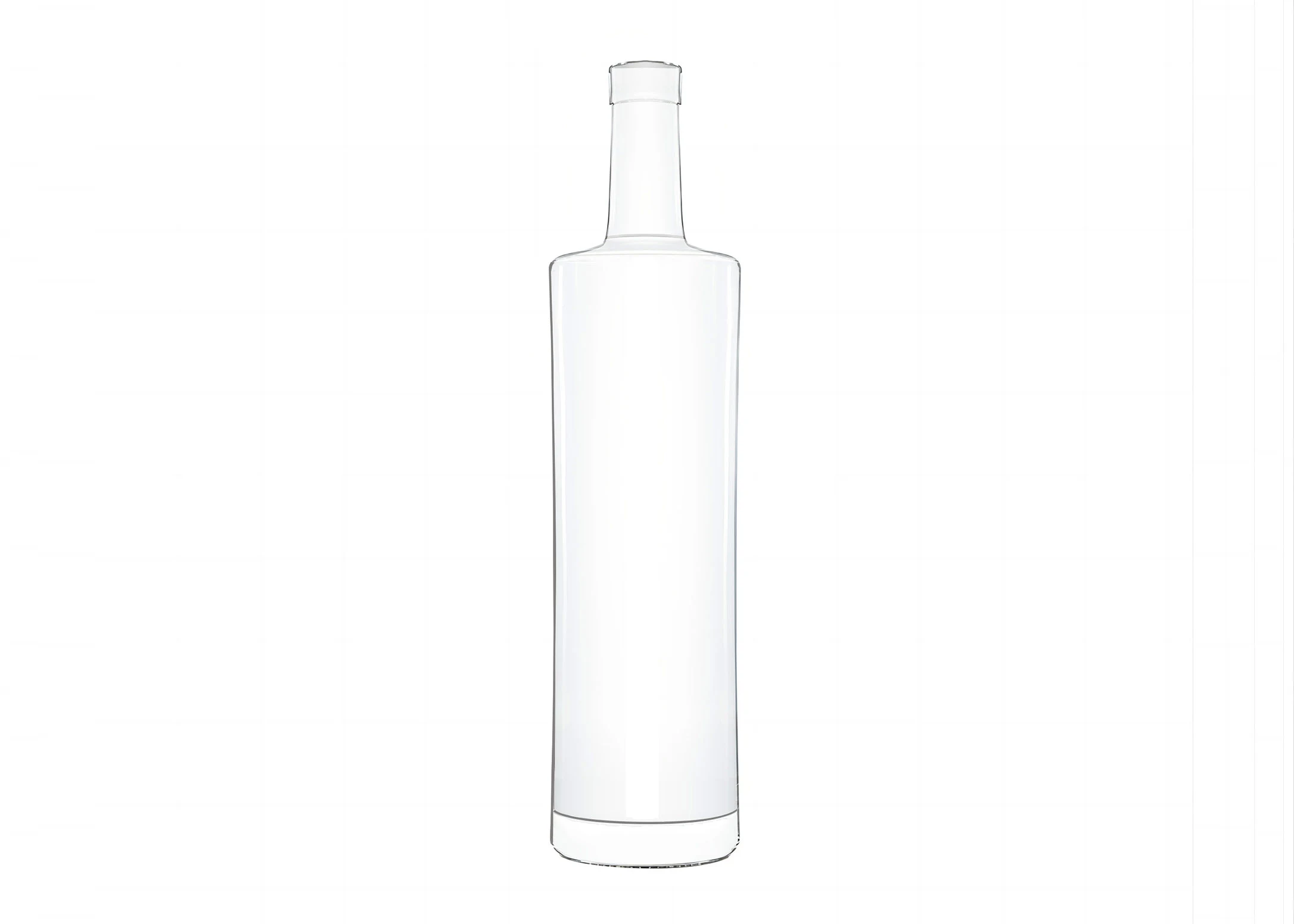 Kendo şişe 500ml ekstra çakmaktaşı cam votka ambalaj