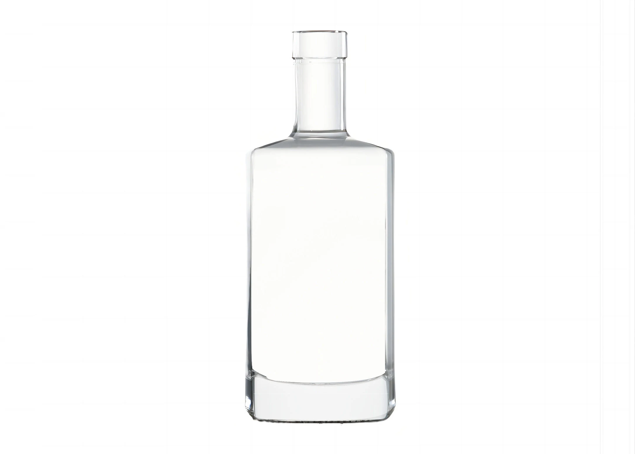 500ml kare alkollü şişe plakası
