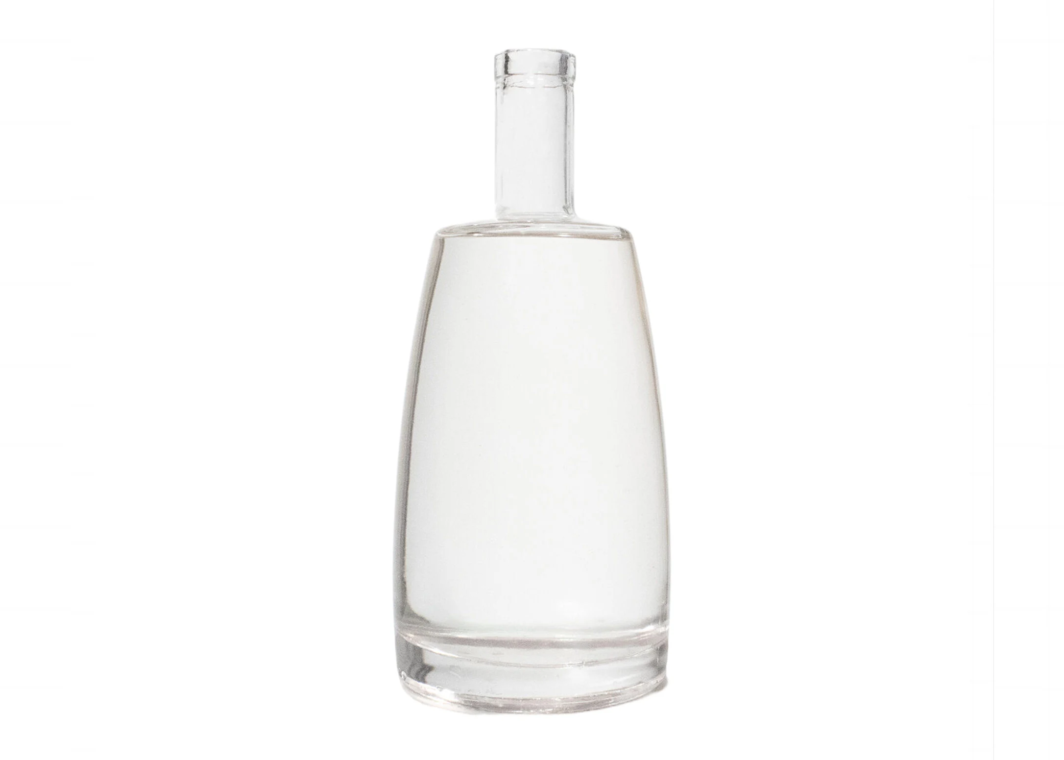 Yeni 500ml Tequila şişe yuvarlak şekil ekstra çakmaktaşı cam