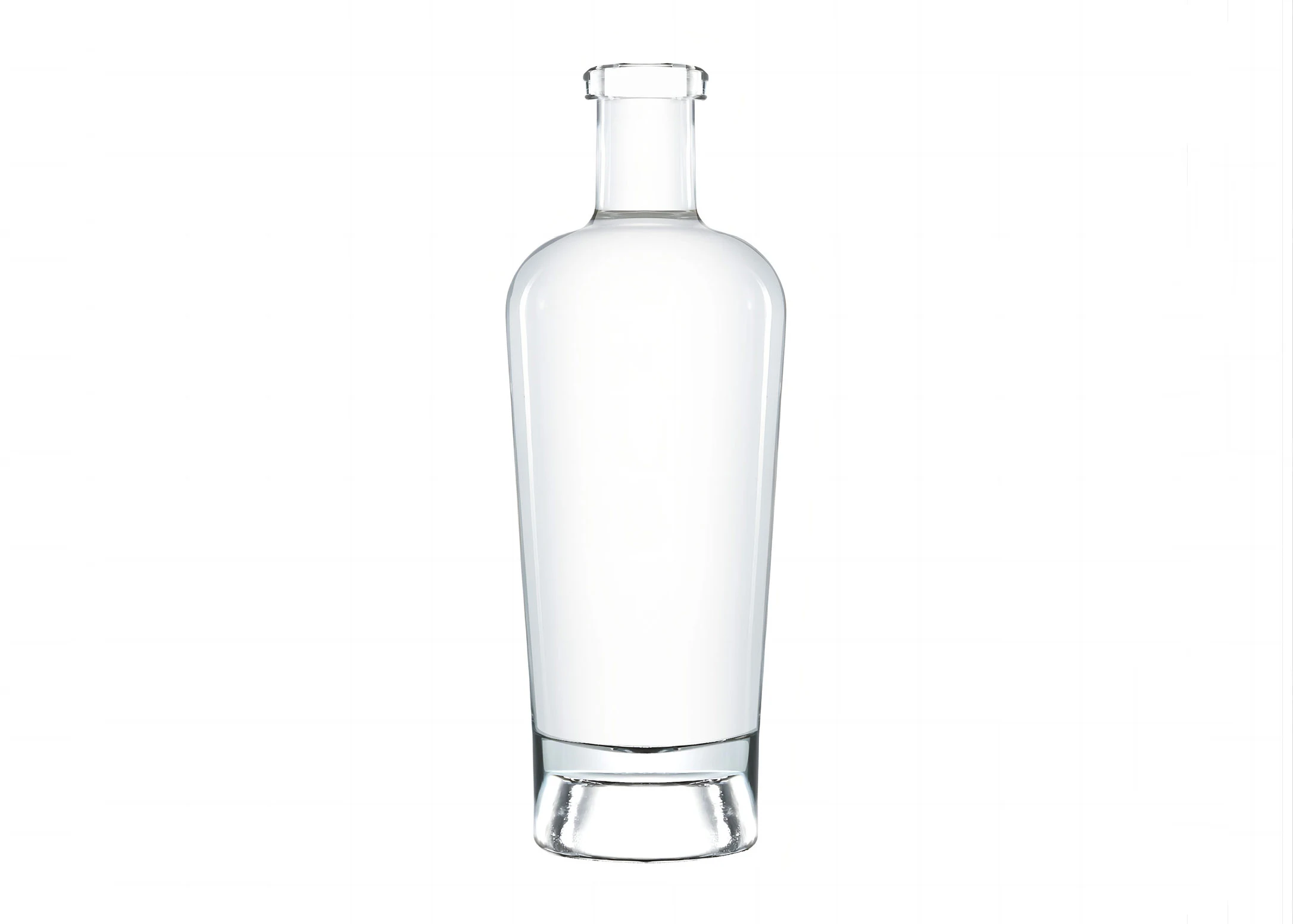 Yeni tasarım 500ml alkol şişesi cam ambalaj
