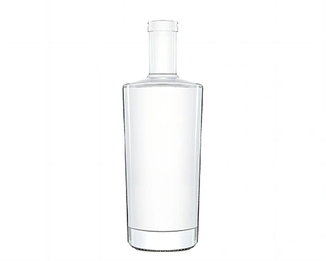 1000ml yuvarlak kristal cam şişe cin likörü ambalajı
