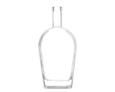 Kristal 1000ml benzersiz şekli kalın alt şişe sürahi