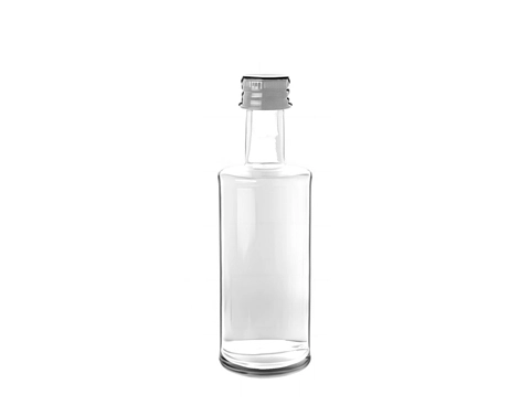 Vidalı kapaklı 50ml kraker viski cam şişe