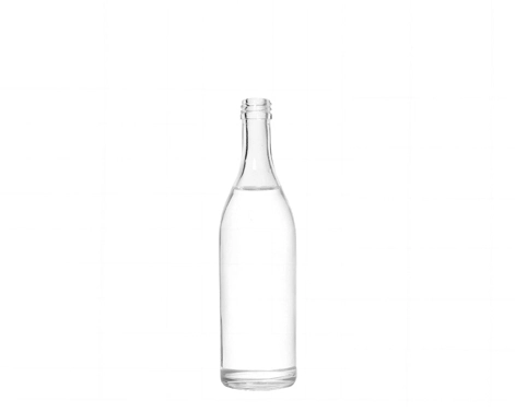Yüksek kaliteli 50ml vida üst şişe kristal berraklığında malzeme viski için güzel tasarım