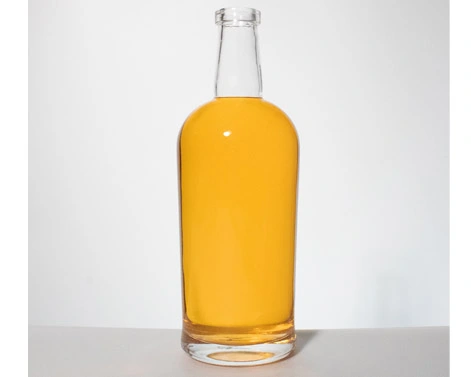 Toptan için kişiselleştirilmiş viski şişesi 75cl ağır cam taban