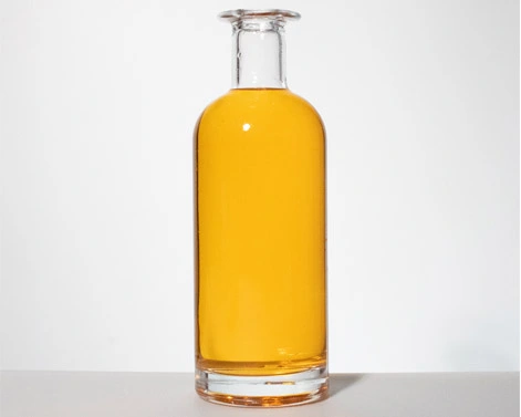 Yuvarlak şekil 750ml cin şişeleri 75cl ekstra çakmaktaşı boş likör şişeleri